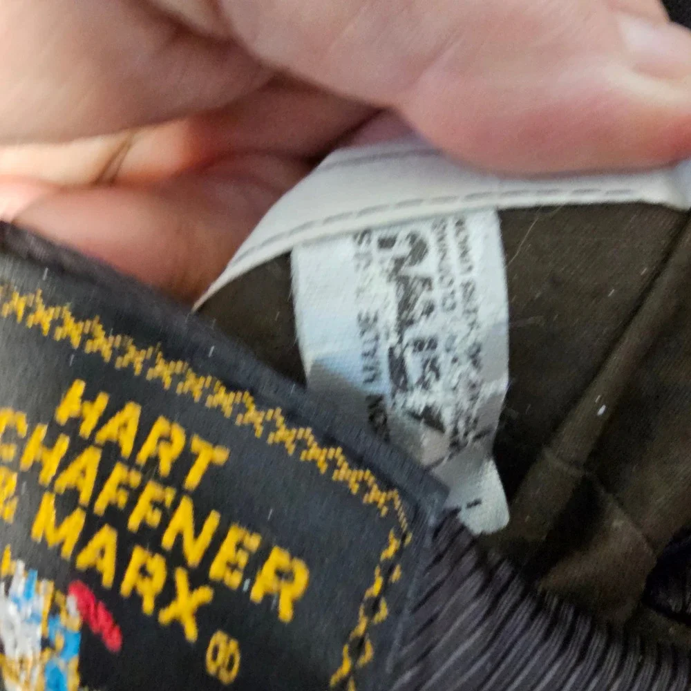 Hart‎ Schaffner Marx Mens Blazer Brown Windowpane Sport Coat 2 Button VTG
